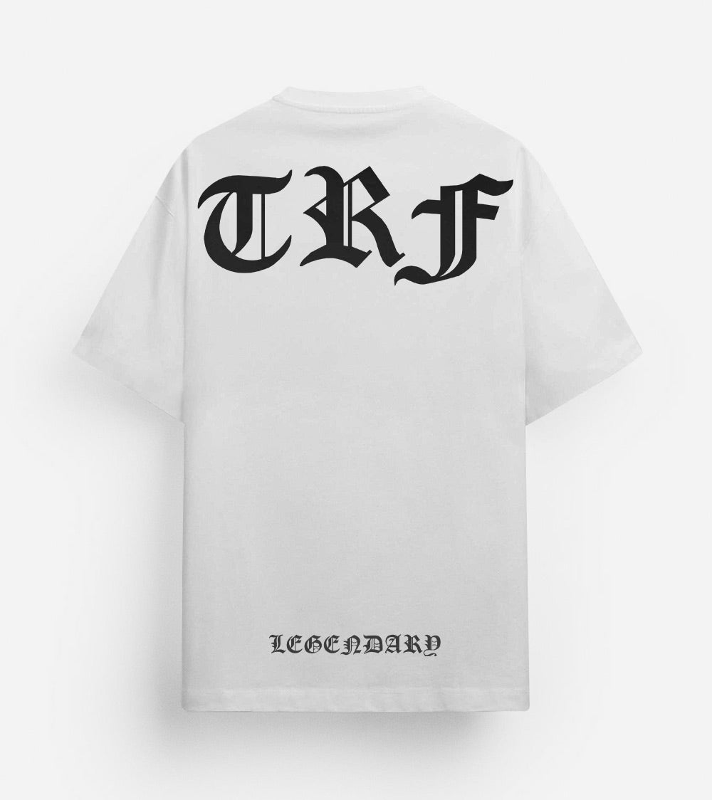 Camiseta Oversize TRF Basica Blanca