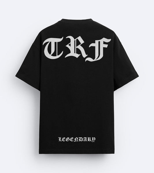 Camiseta Oversize TRF Basica Negra