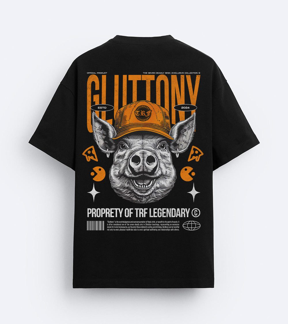 Camiseta Oversize GLUTTONY