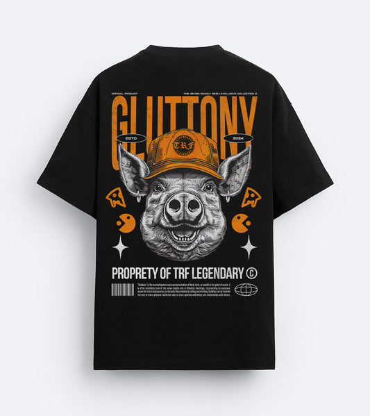 Camiseta Oversize GLUTTONY